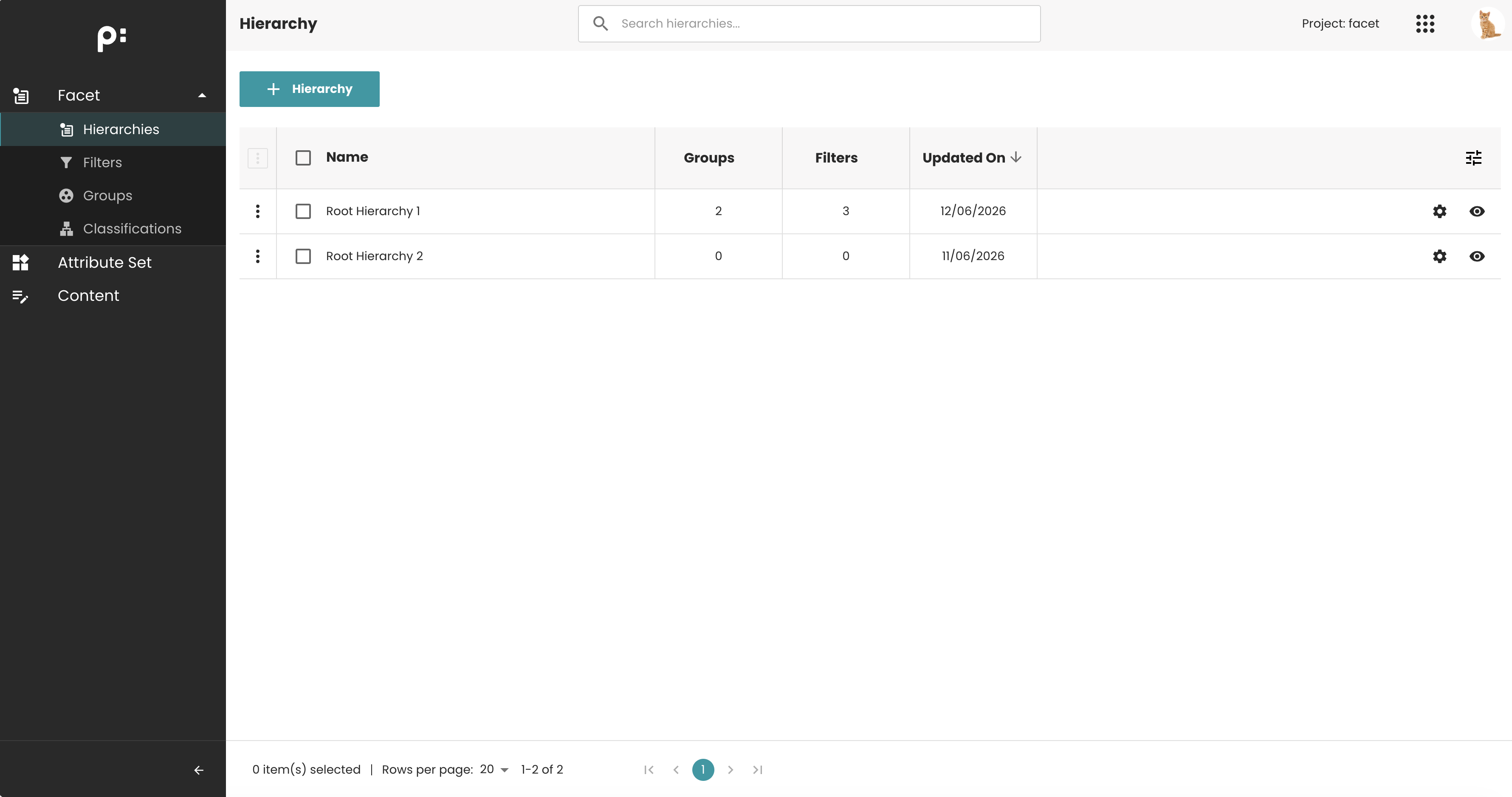hierarchy-collection-not-config